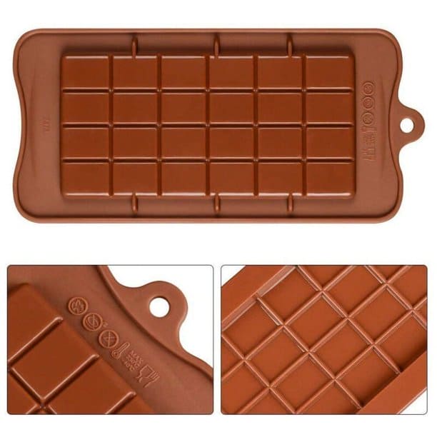 Silicone Cube Bar Mold, 24 Cavity Chocolate Bar Mold, Candy Maker Sugar Mold Bar, Bakeware Kitchen Baking Tool, Block Ice Tray, Non-Stick Reusable Candy and Energy Bar Mold, Cake Decoration Tools Silicone Cube Bar Mold, 24 Cavity Chocolate Bar Mold, Candy Maker Sugar Mold Bar, Bakeware Kitchen Baking Tool, Block Ice Tray, Non-Stick Reusable Candy and Energy Bar Mold, Cake Decoration Tools
